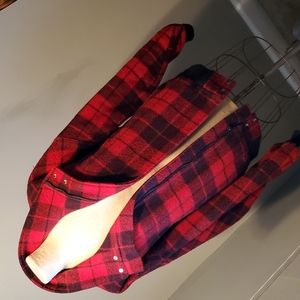 ***VINTAGE *** Mens size medium woolrich bomber coat